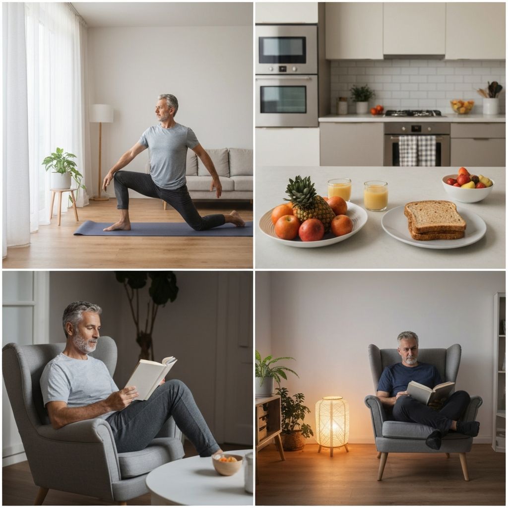 Balanced lifestyle for men over 40